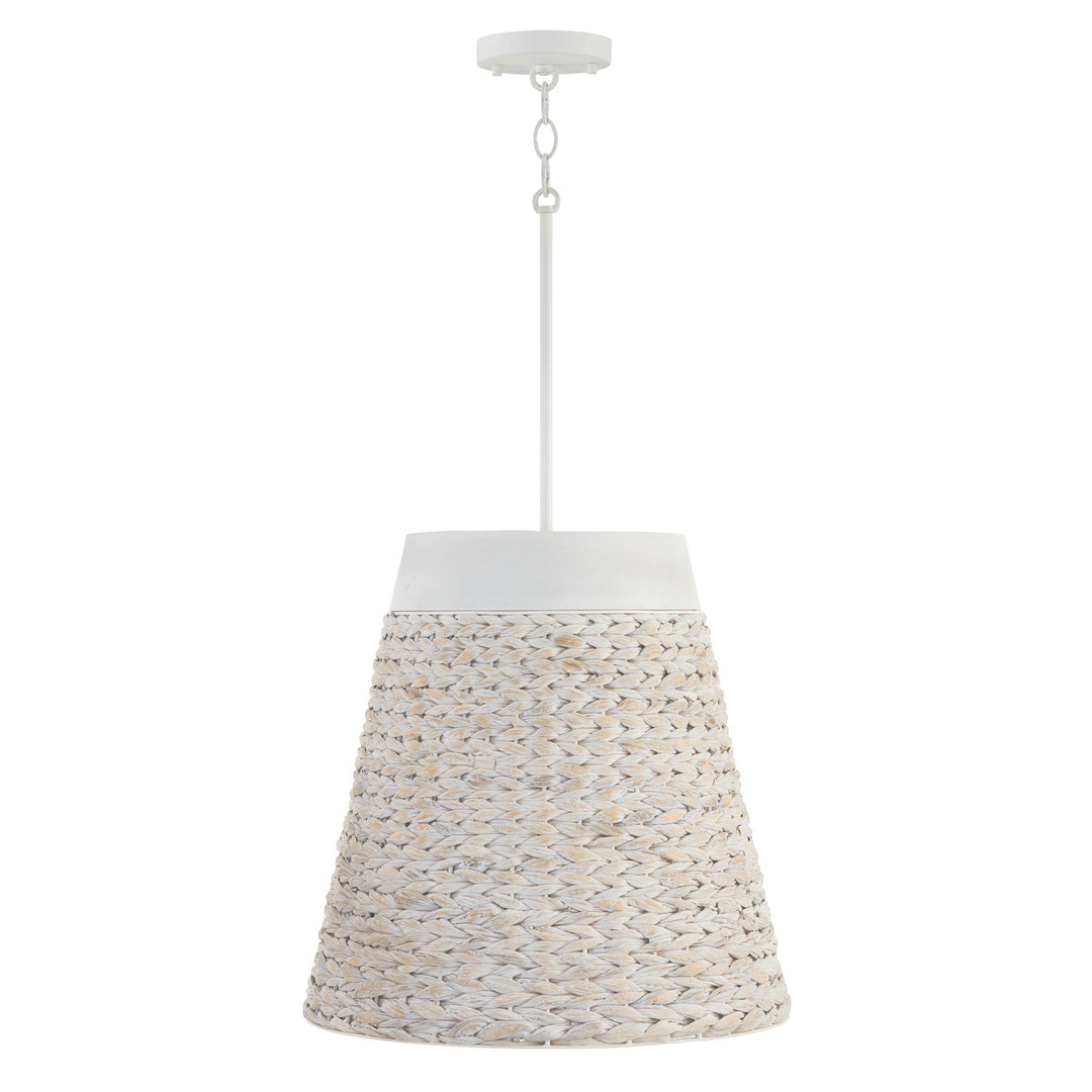 Capital Tallulah 343941HW Pendant Light - Chalk Wash