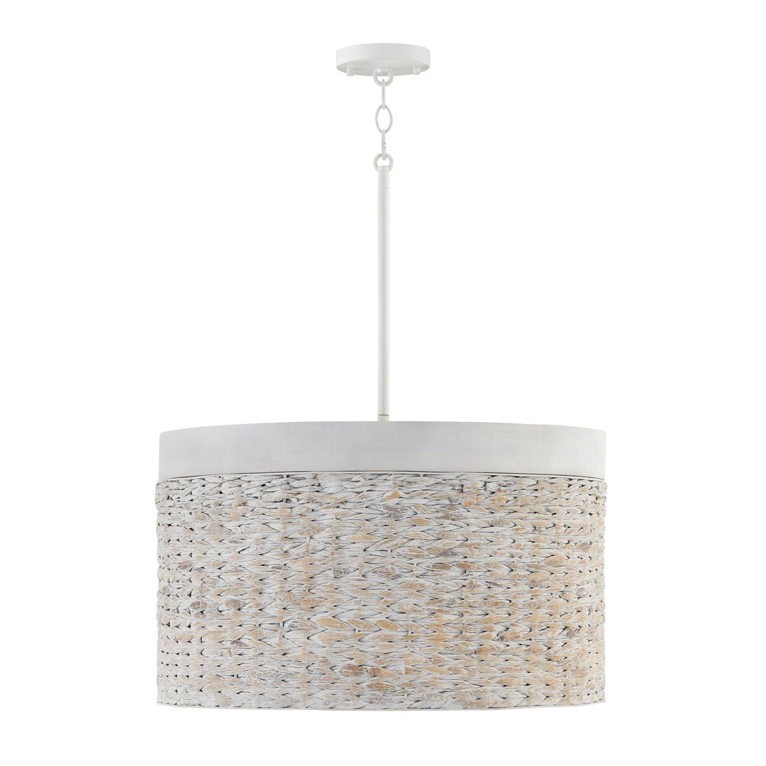 Capital Tallulah 343942HW Pendant Light - Chalk Wash