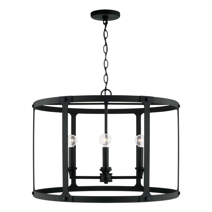 Capital Brennen 344941BI Pendant Light - Black Iron