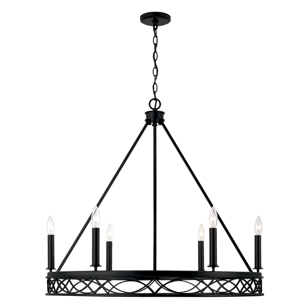 Capital Avery 445761MB Chandelier Light - Matte Black