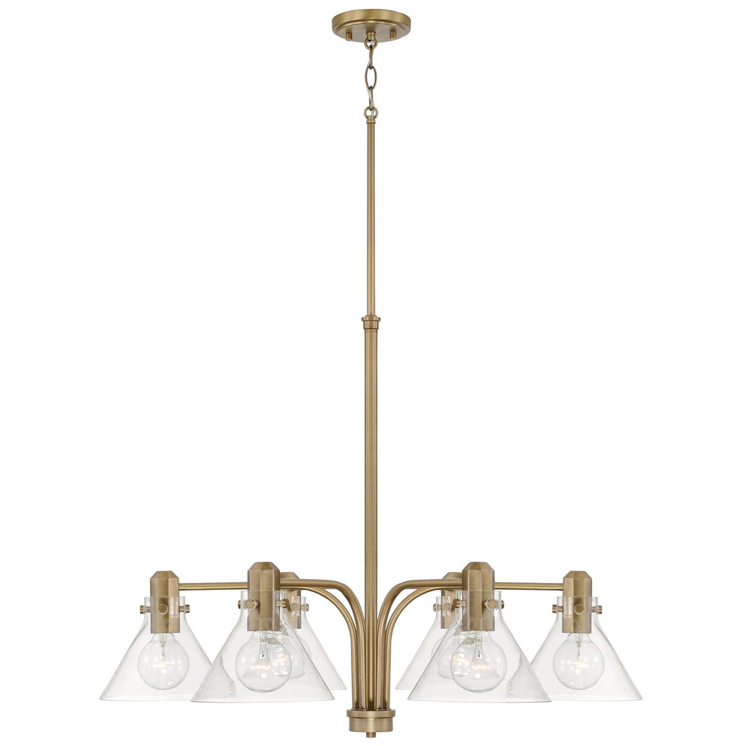 Capital Greer 445861AD-528 Chandelier Light - Aged Brass