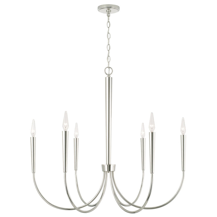 Capital Holden 445961PN Chandelier Light - Polished Nickel