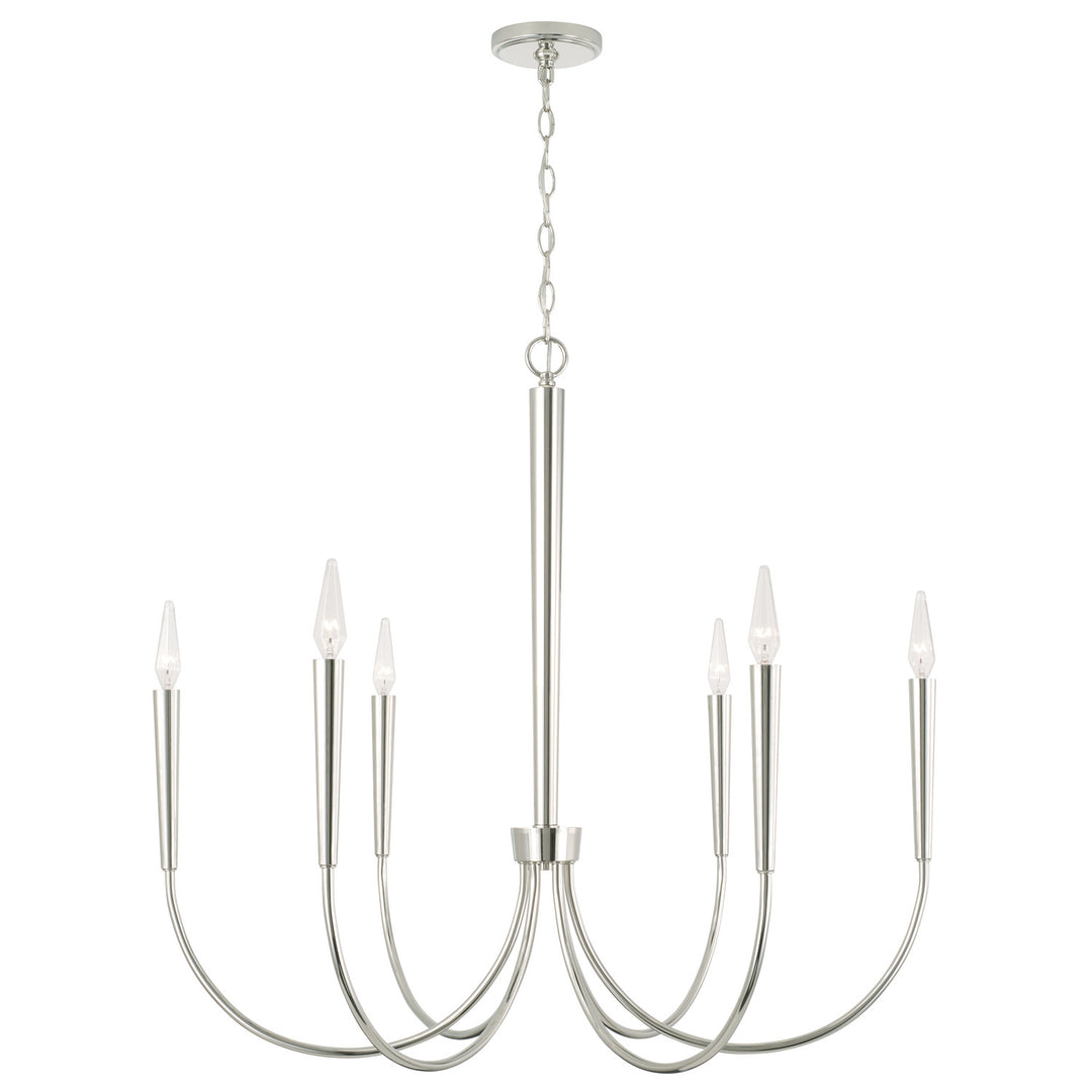 Capital Holden 445961PN Chandelier Light - Polished Nickel