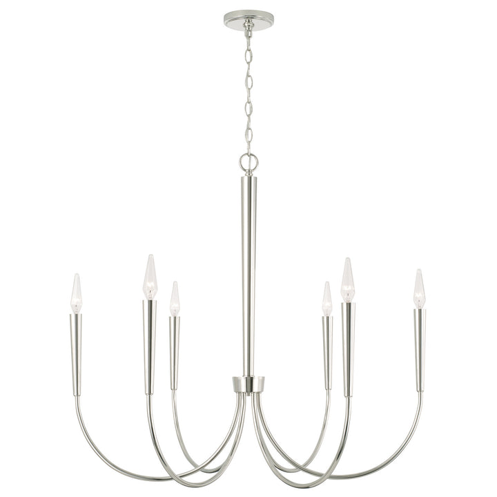 Capital Holden 445961PN Chandelier Light - Polished Nickel