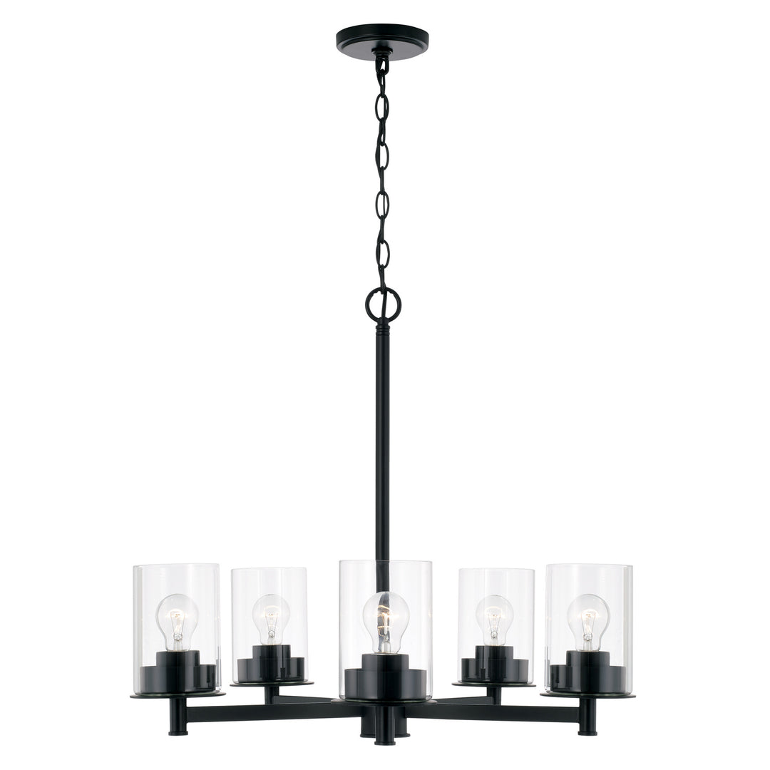 Capital Mason 446851MB-532 Chandelier Light - Matte Black