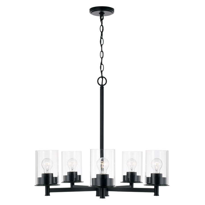 Capital Mason 446851MB-532 Chandelier Light - Matte Black