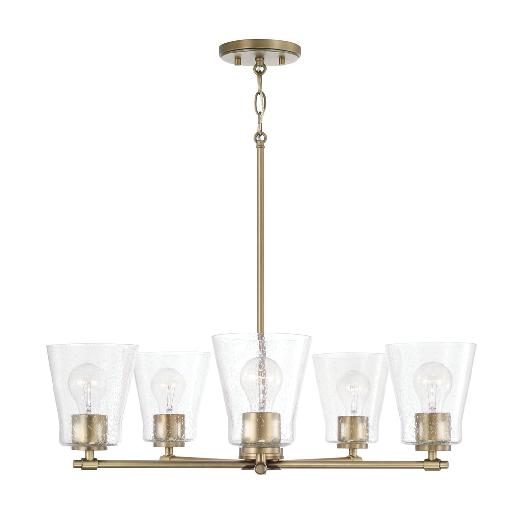 Capital Baker 446951AD-533 Chandelier Light - Aged Brass