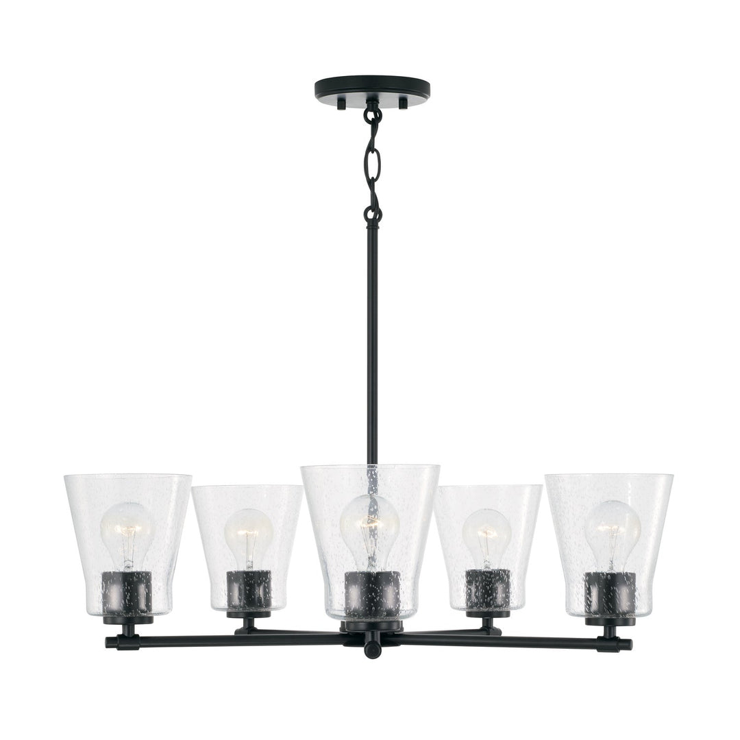 Capital Baker 446951MB-533 Chandelier Light - Matte Black