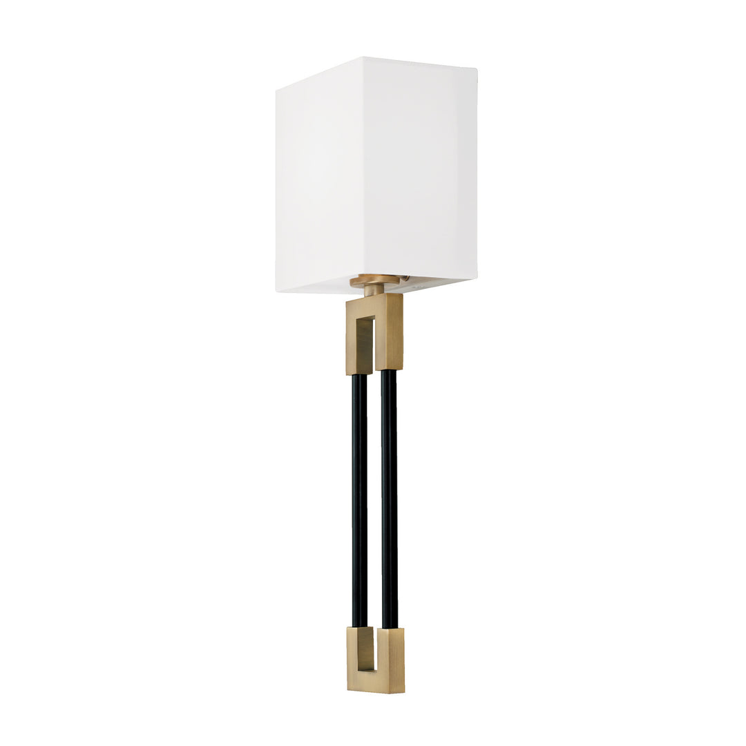 Capital Bleeker 644711AB Wall Sconce Light - Aged Brass and Black