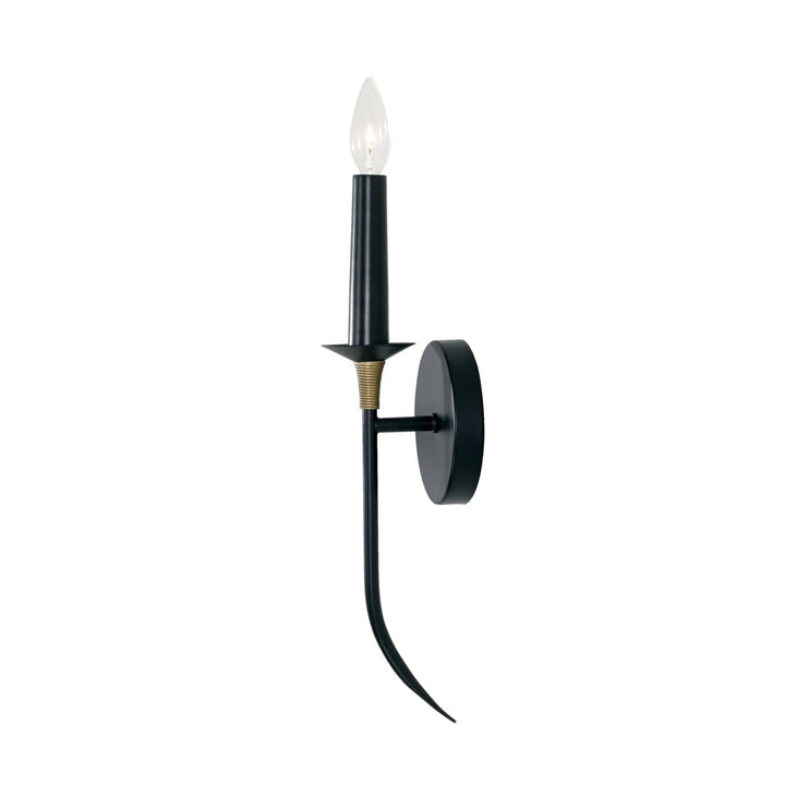 Capital Amara 645611KB Wall Sconce Light - Matte Black with Brass