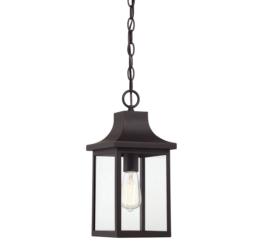 Meridian Lighting M50052ORB  One Light Outdoor Chandelier Outdoor Bronze / Dark