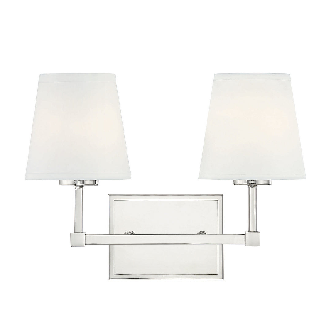 Meridian M80052PN Bath Vanity Light 15 in. wide - Polished Nickel