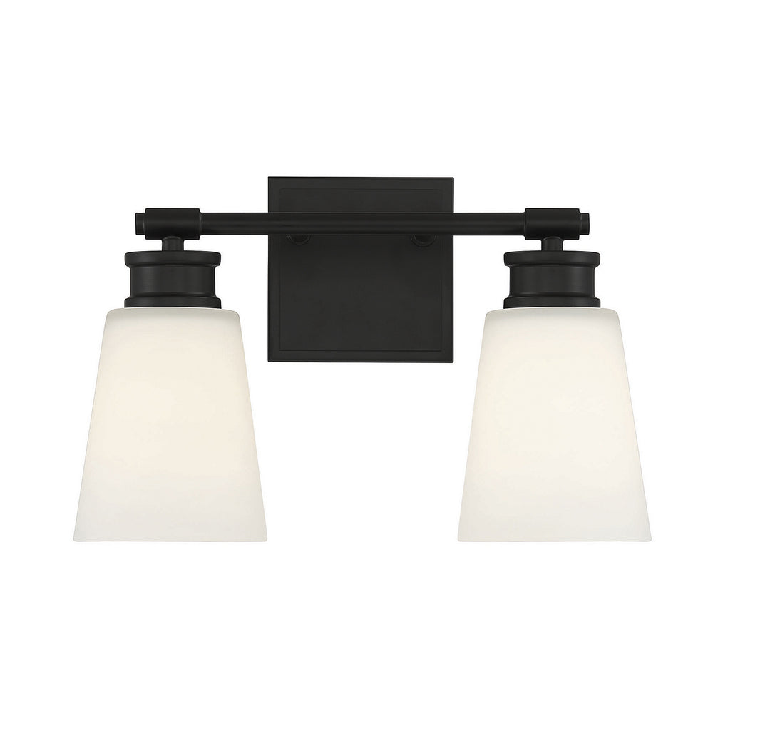 Meridian M80054MBK Bath Vanity Light 14 in. wide - Matte Black