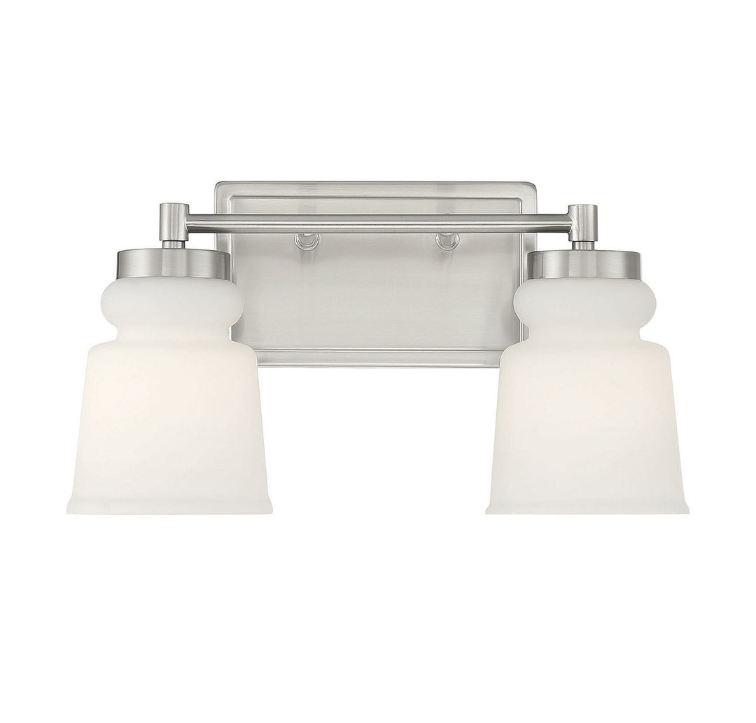 Meridian M80057BN Bath Vanity Light 15 in. wide - Brushed Nickel