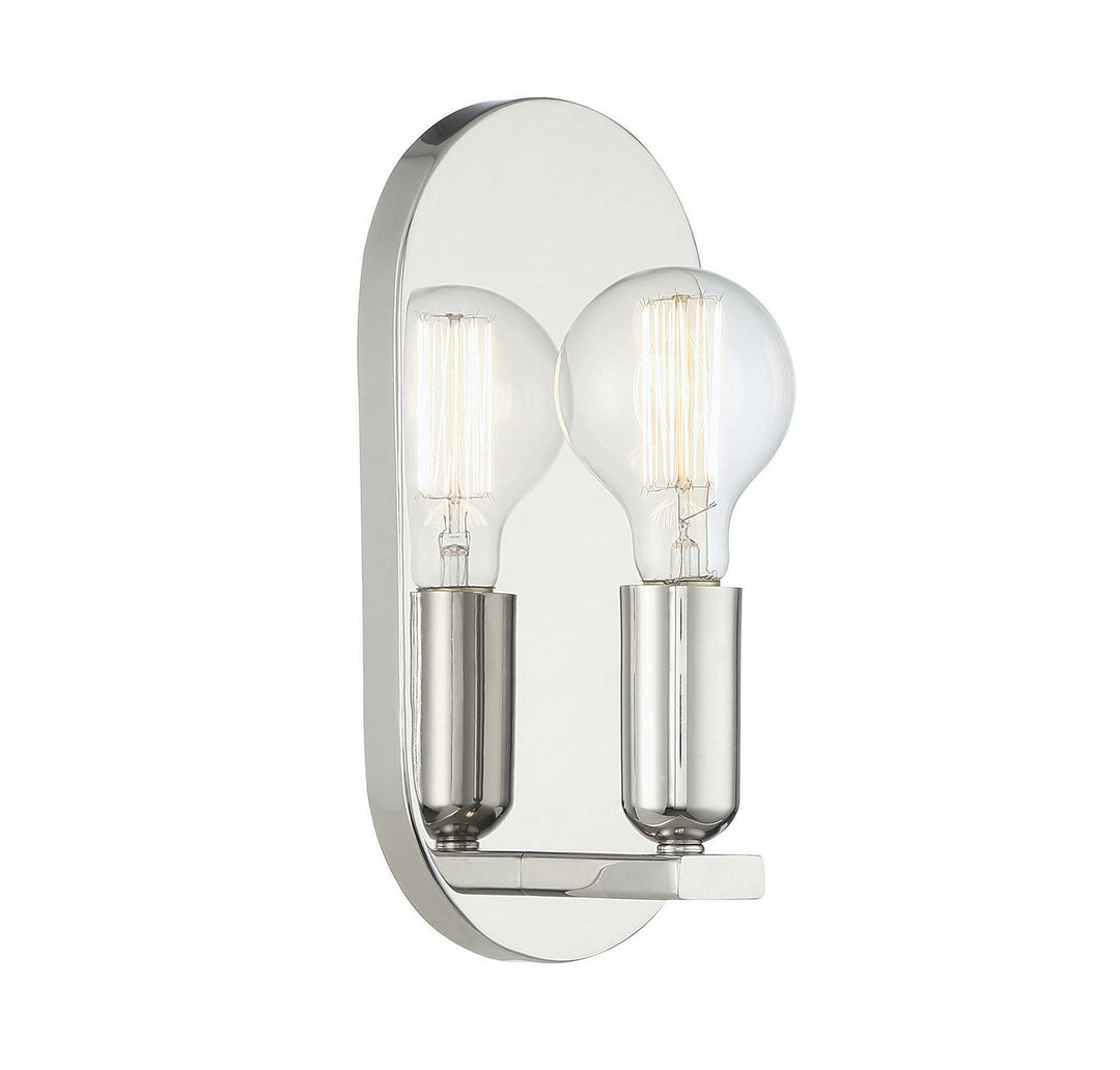 Meridian M90059PN Wall Light - Polished Nickel