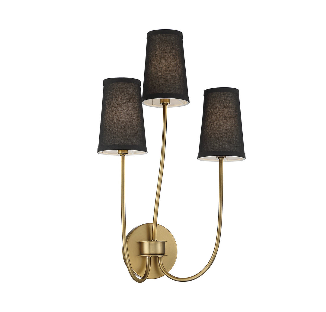 Meridian M90065NB Wall Light - Natural Brass