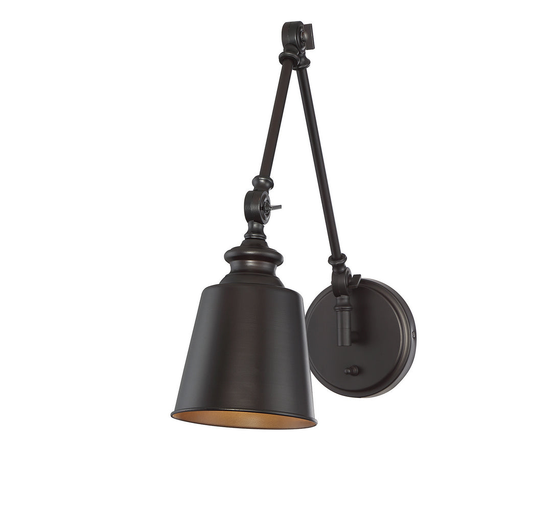 Meridian Lighting M90089ORB  One Light Wall Sconce (Set Of 2) Lamp Bronze / Dark