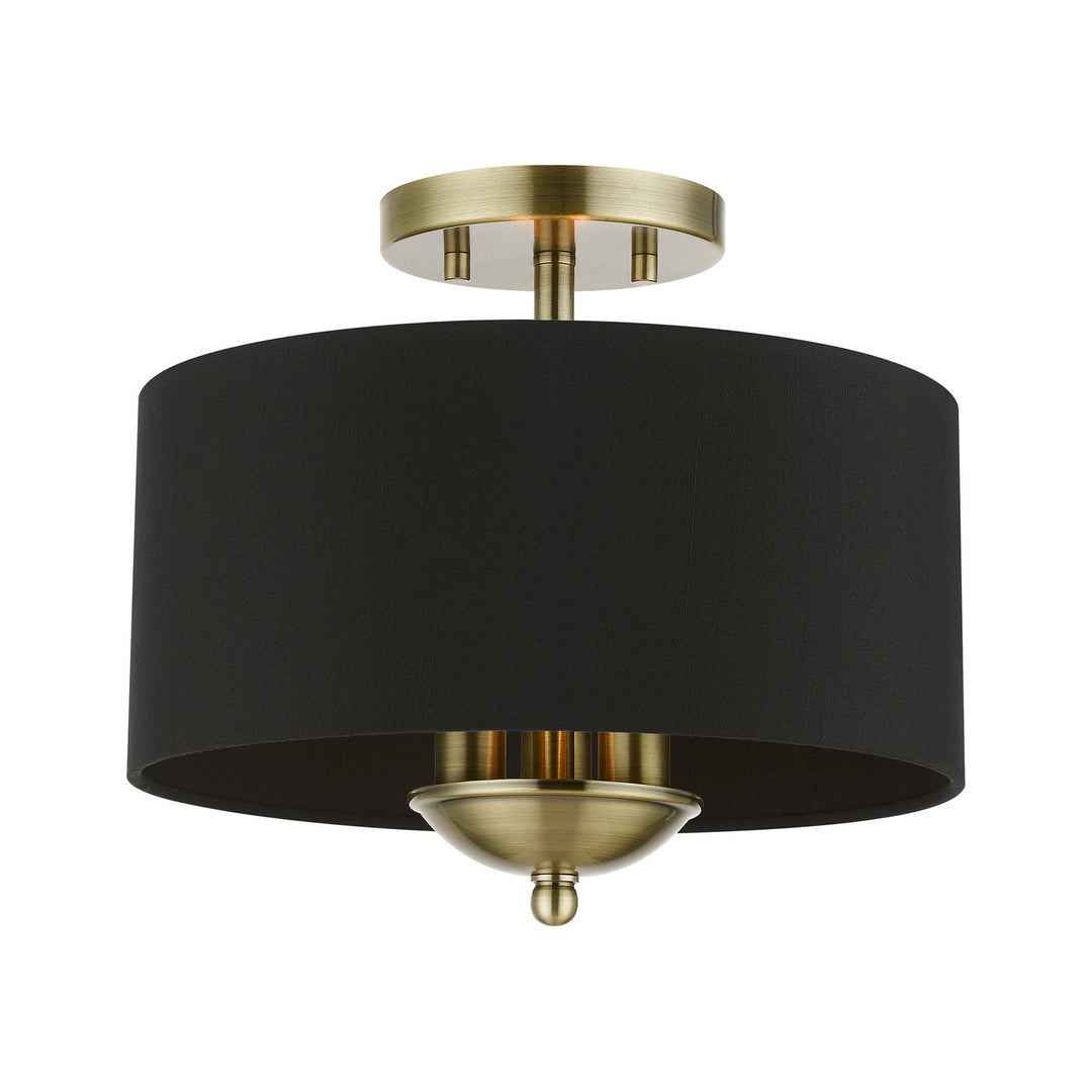 Livex Huntington 40111-01 Ceiling Light - Antique Brass