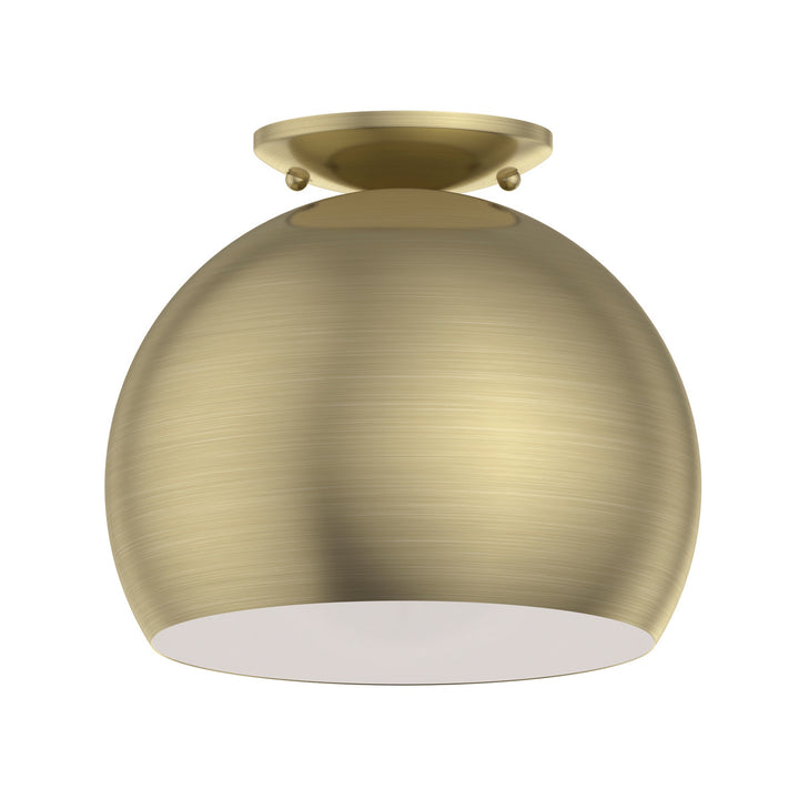 Livex Piedmont 40800-01 Ceiling Light - Antique Brass