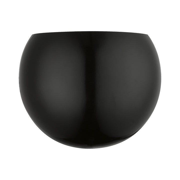 Livex Piedmont 40802-68 Wall Sconce Light - Shiny Black