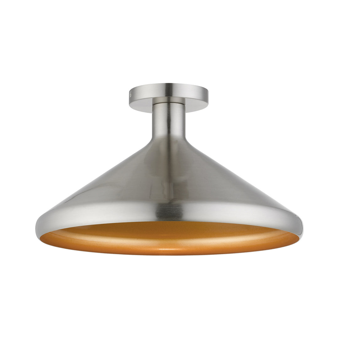 Livex Geneva 40950-91 Ceiling Light - Brushed Nickel