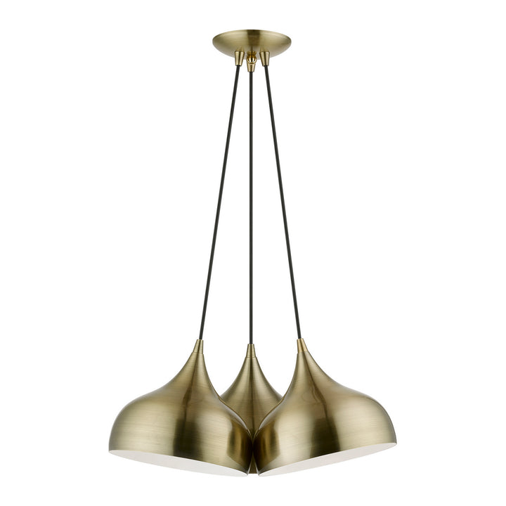 Livex Amador 40983-01 Pendant Light - Antique Brass