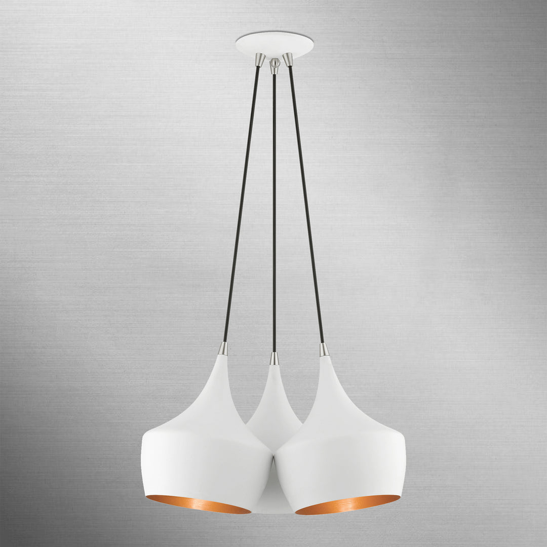 Livex Waldorf 41083-03 Pendant Light - White