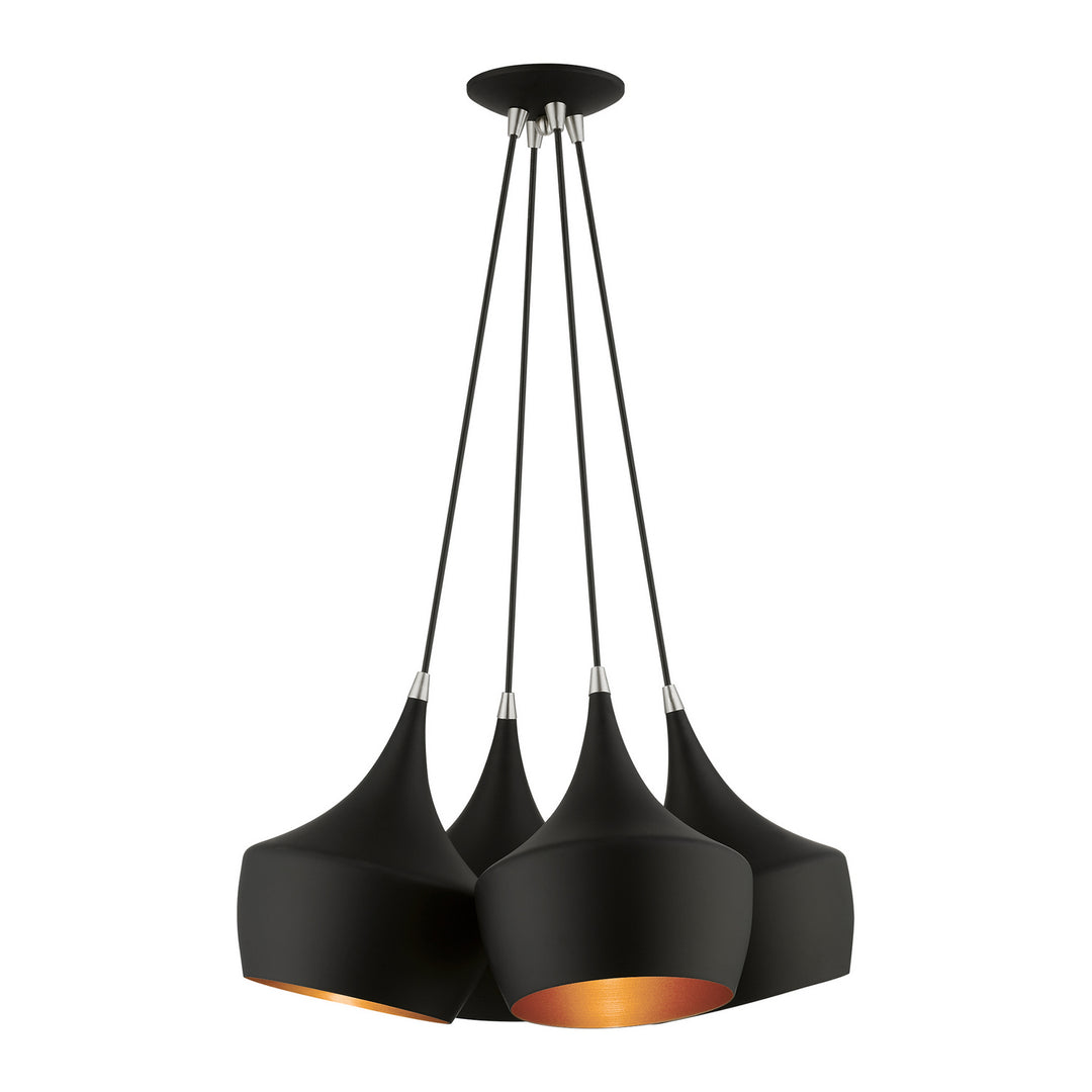 Livex Waldorf 41084-04 Pendant Light - Black