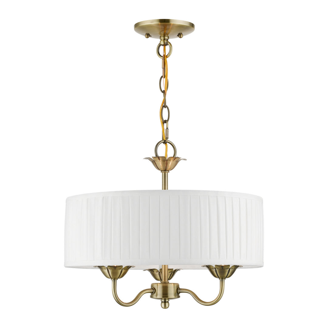 Livex Edinburgh 41773-01 Chandelier Light - Antique Brass