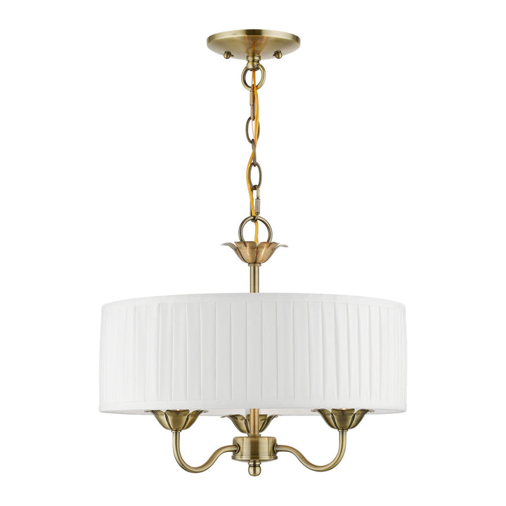 Livex Edinburgh 41773-01 Chandelier Light - Antique Brass