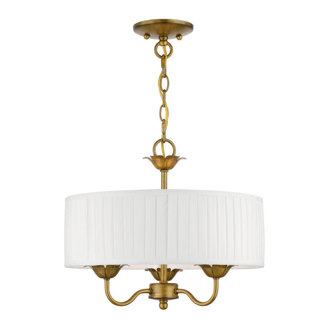 Livex Edinburgh 41773-48 Chandelier Light - Antique Gold Leaf