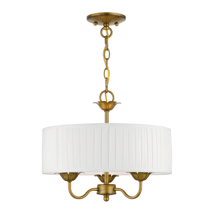 Livex Edinburgh 41773-48 Chandelier Light - Antique Gold Leaf