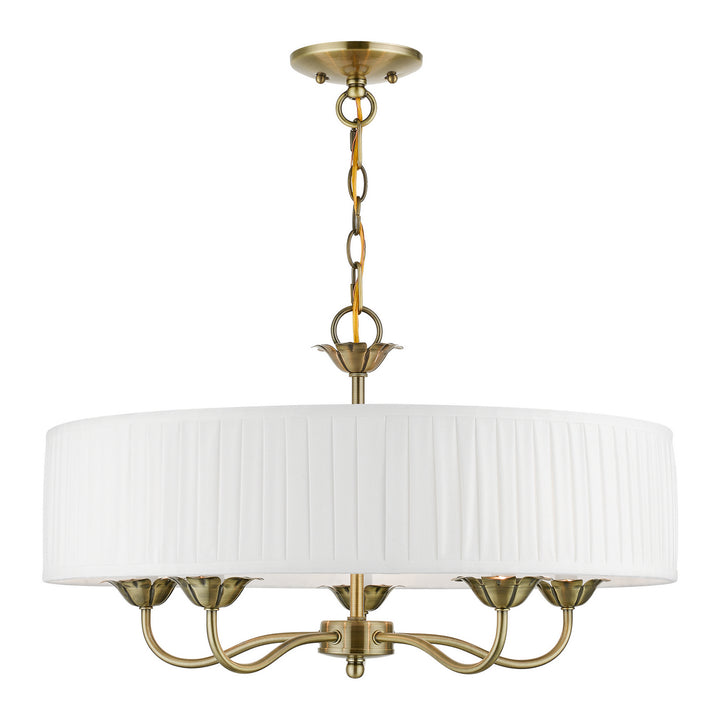 Livex Edinburgh 41775-01 Chandelier Light - Antique Brass