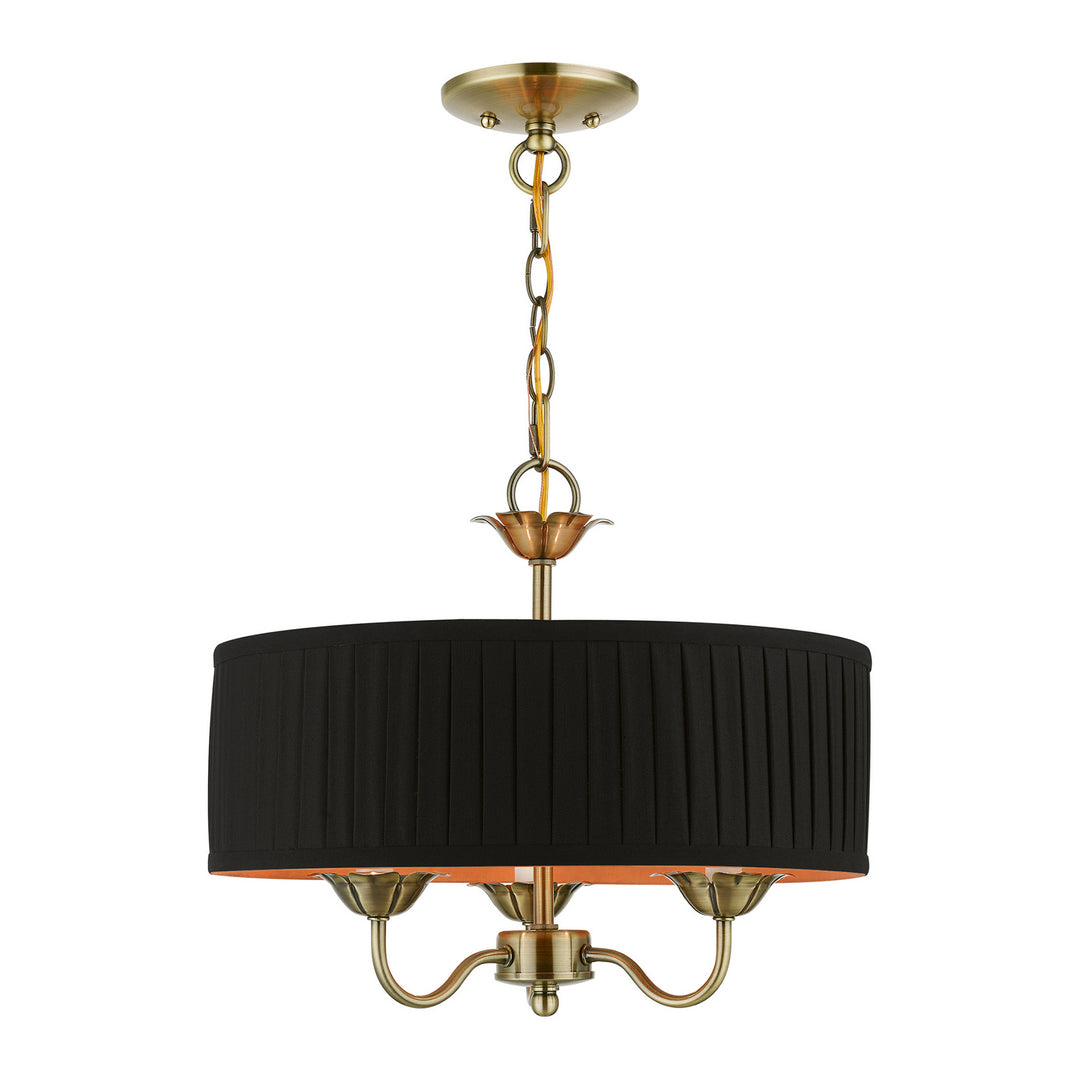 Livex Harrington 41863-01 Chandelier Light - Antique Brass