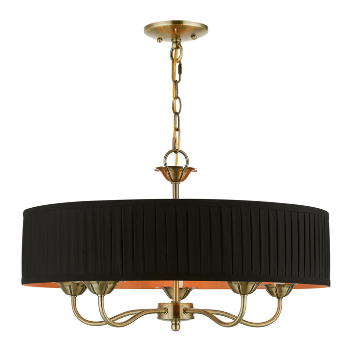 Livex Harrington 41865-01 Chandelier Light - Antique Brass