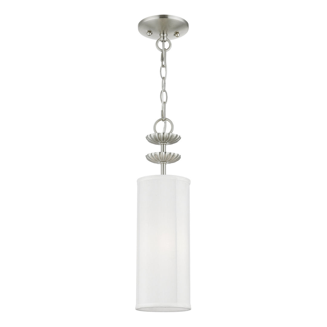 Livex Brookdale 42981-91 Pendant Light - Brushed Nickel