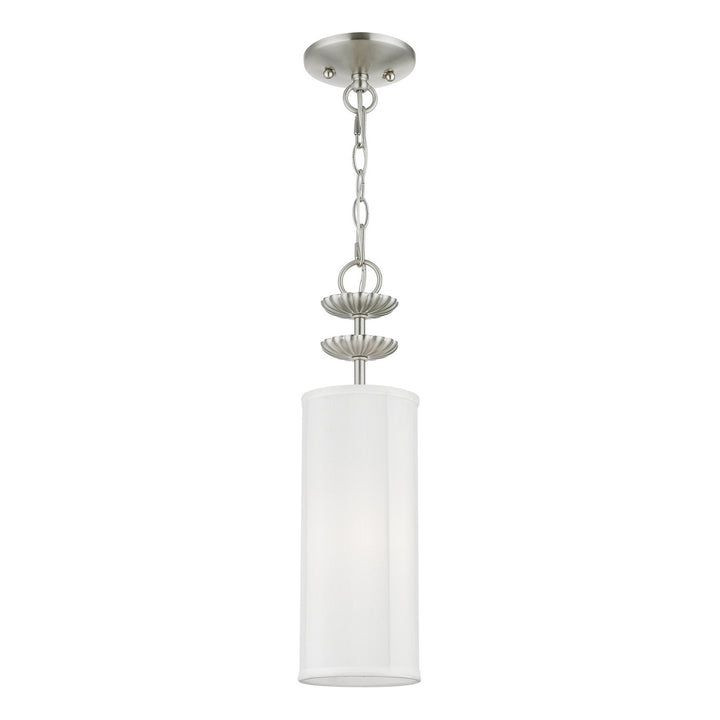 Livex Brookdale 42981-91 Pendant Light - Brushed Nickel