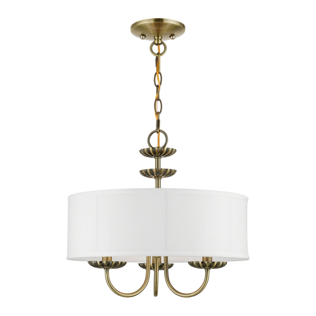 Livex Brookdale 42983-01 Chandelier Light - Antique Brass