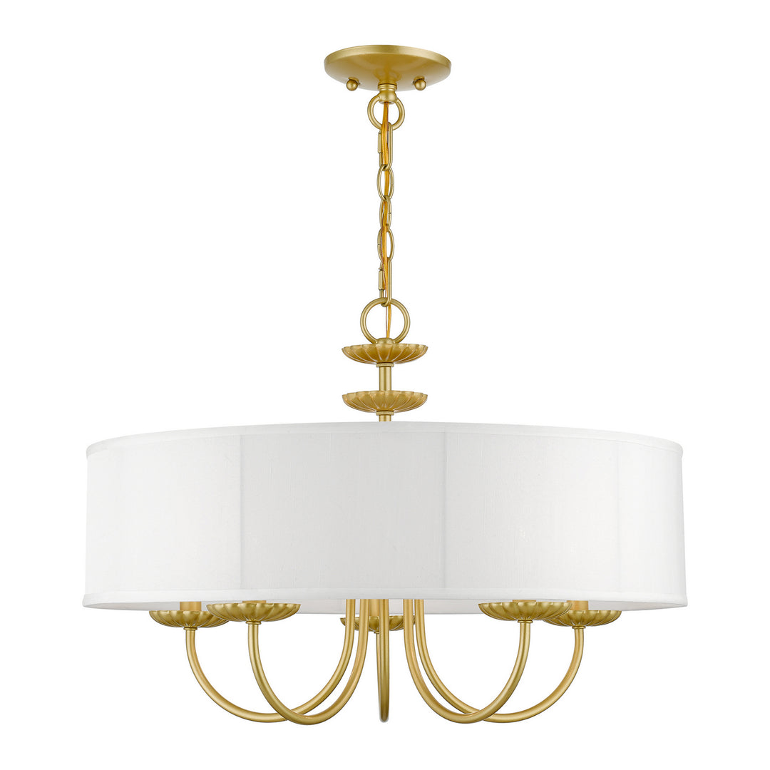 Livex Brookdale 42985-33 Chandelier Light - Soft Gold