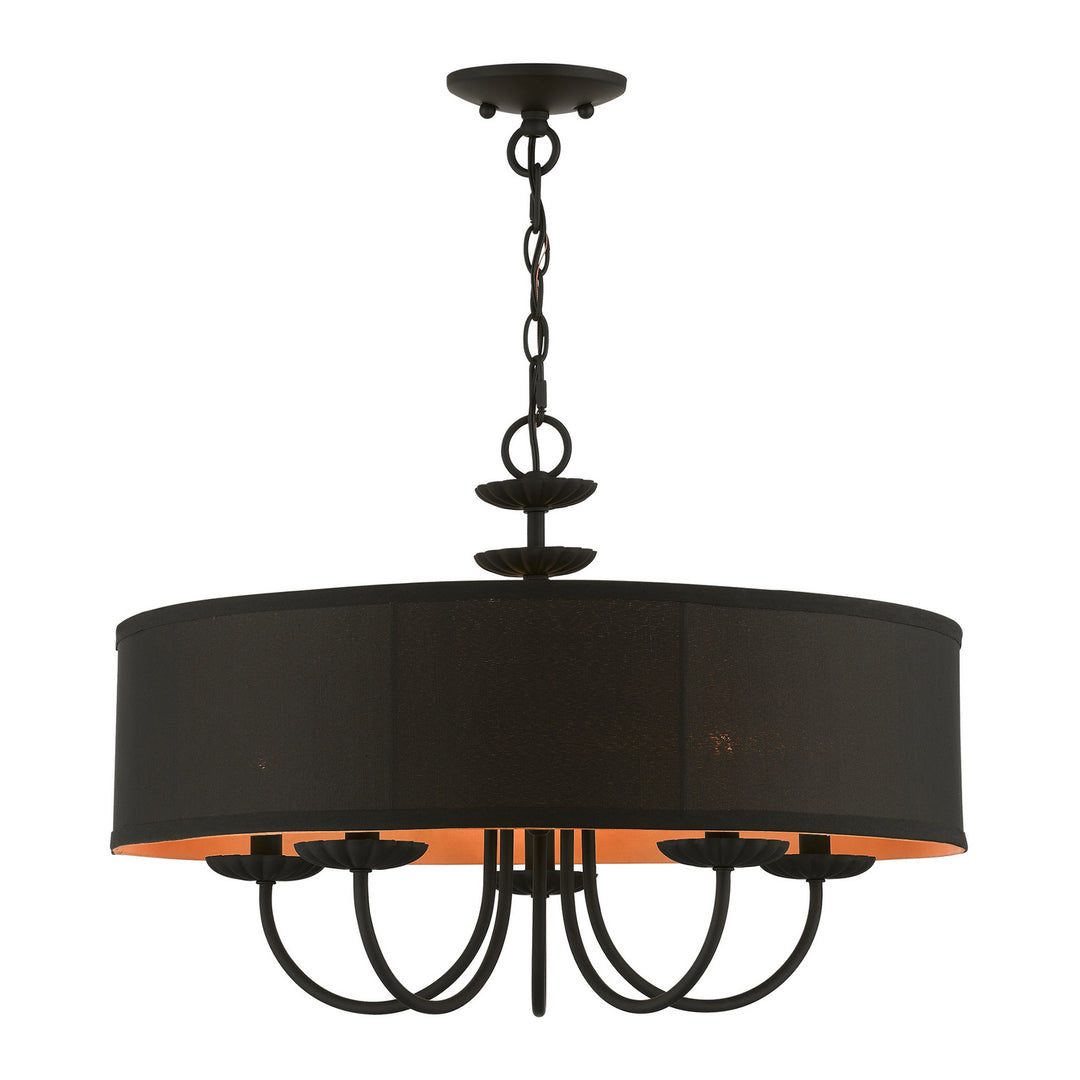 Livex Winchester 45125-04 Chandelier Light - Black