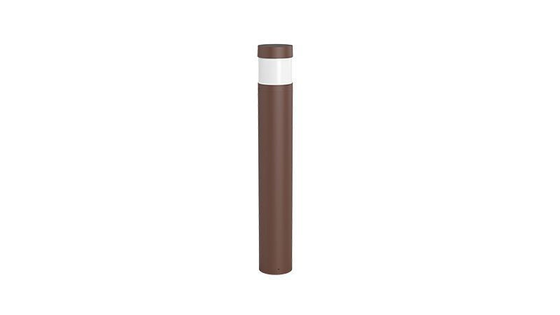 Westgate Lighting BOL-42-R-C-F-MCTP-BR  Bollard Landscape Light Bronze / Dark