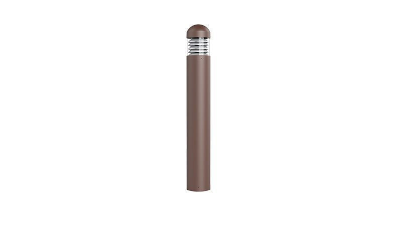 Westgate Lighting BOL-44-R-L-C-MCTP-BR  Bollard Landscape Light Bronze / Dark