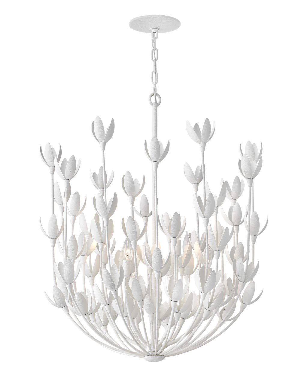 Hinkley Flora 30016TXP Chandelier Light - Textured Plaster