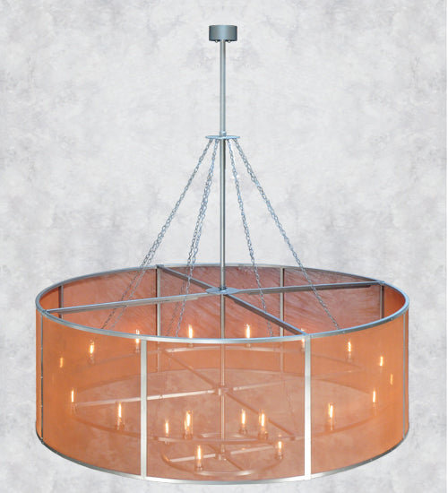 Meyda Tiffany Cilindro 119090 Chandelier Light - Nickel,Copper