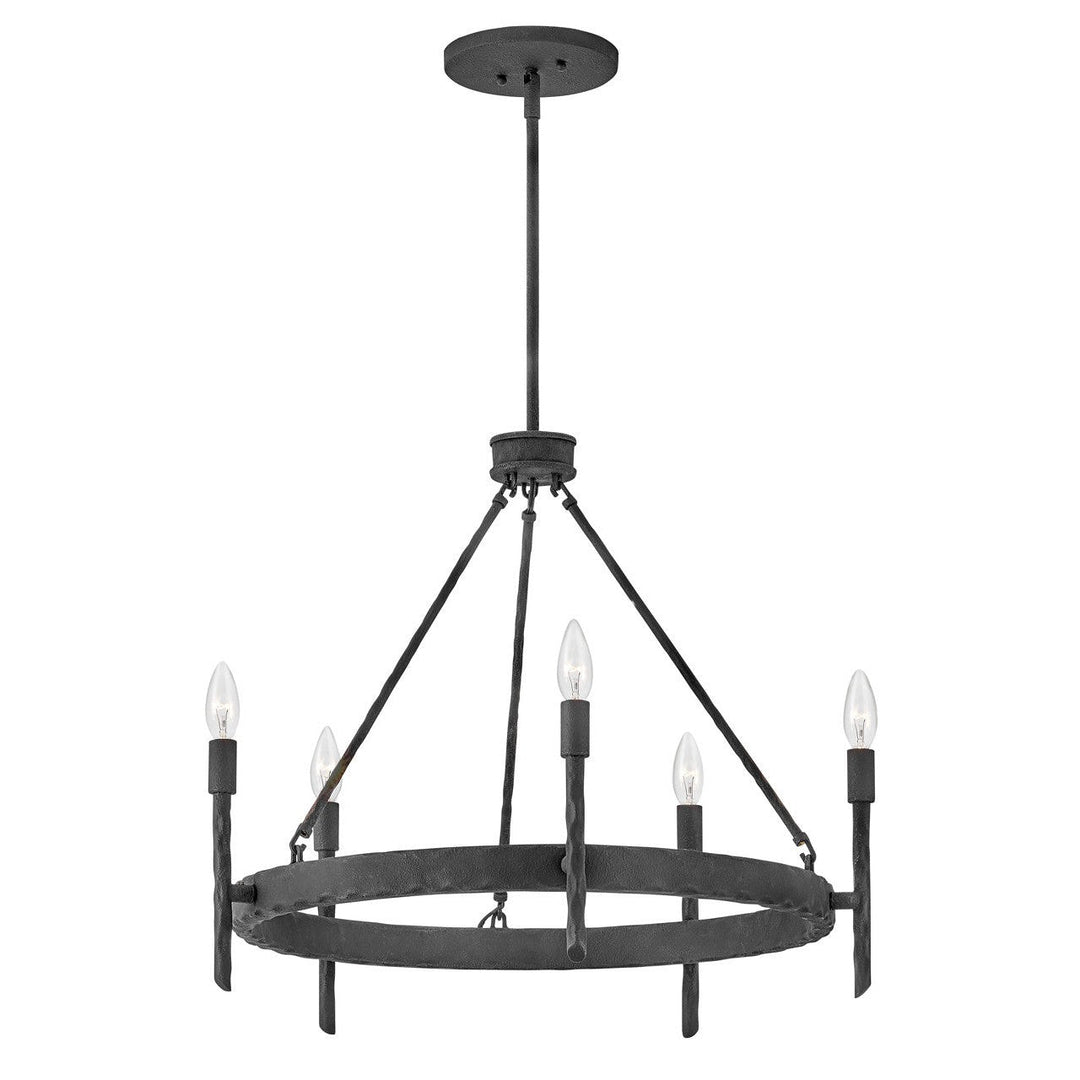 Hinkley Tress 3675FE Chandelier Light - Forged Iron