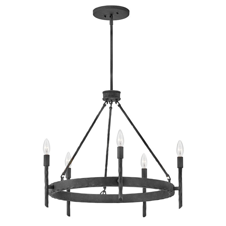 Hinkley Tress 3675FE Chandelier Light - Forged Iron