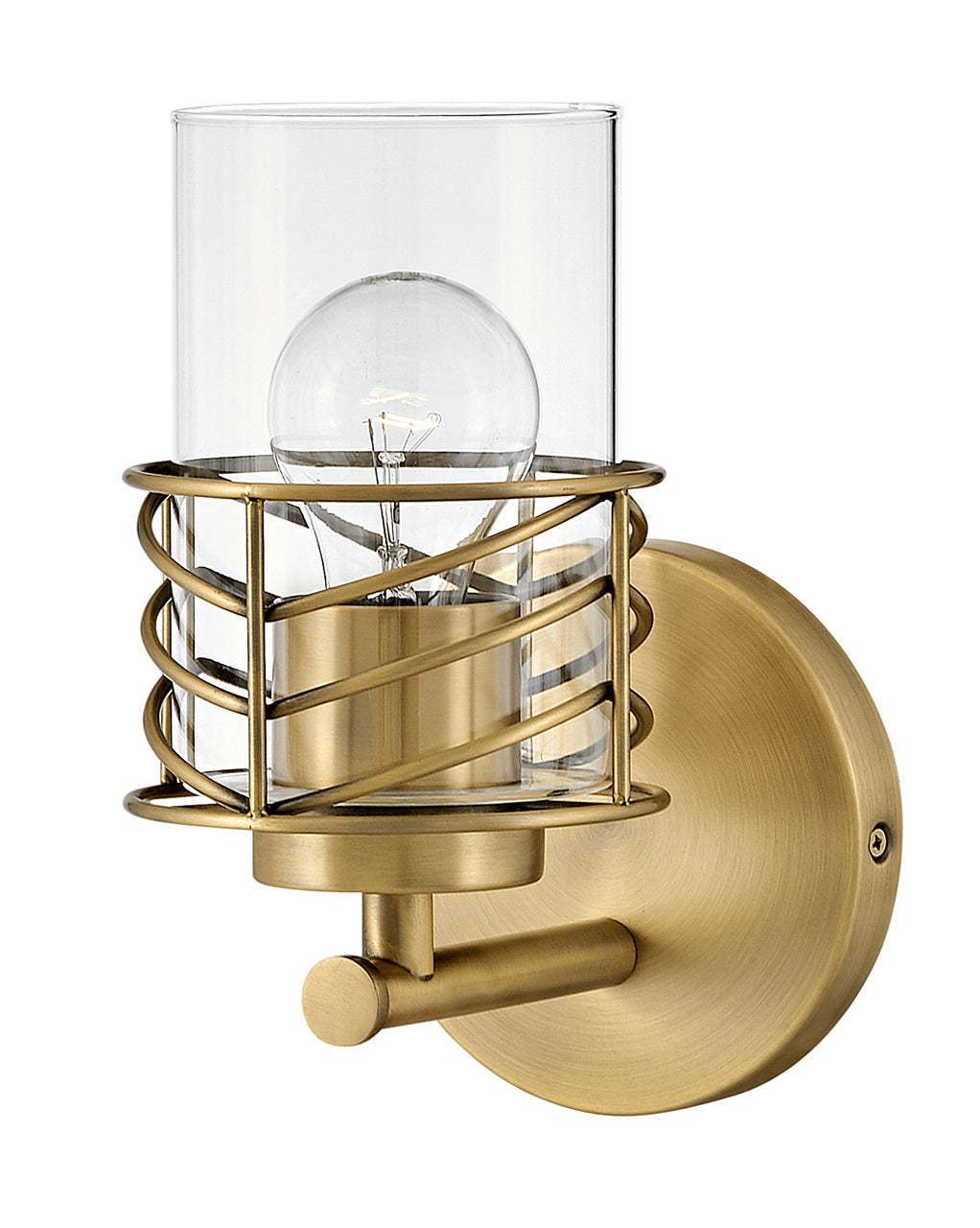 Hinkley Della 50260LCB Wall Sconce Light - Lacquered Brass