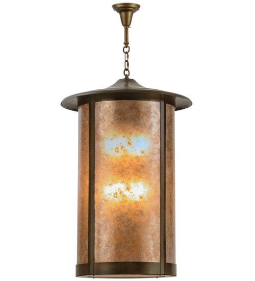 Meyda Tiffany Lighting 119096 Fulton Eight Light Pendant Outdoor Copper/Antique/Verde