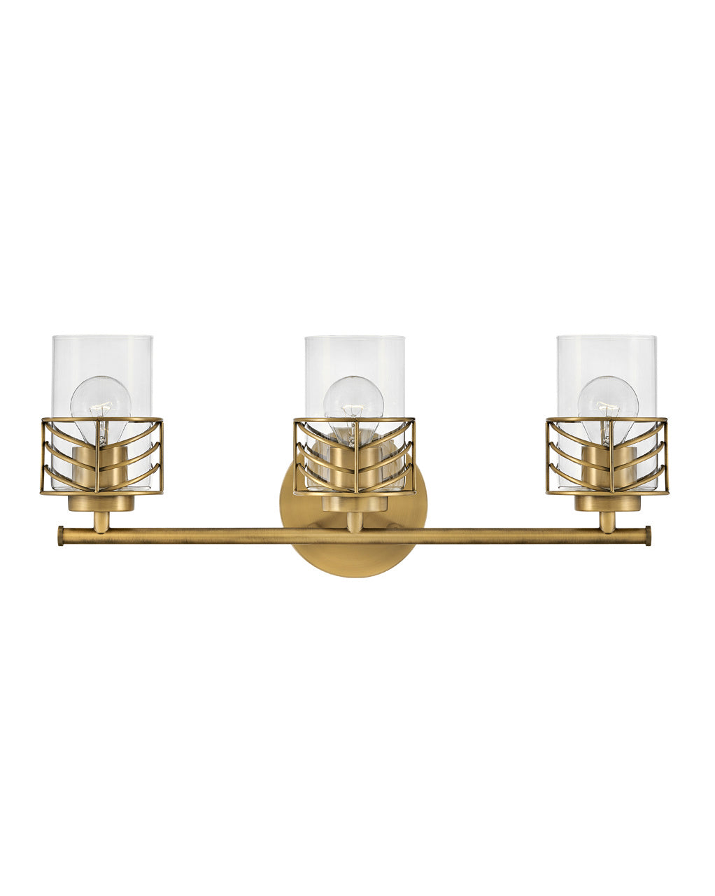 Hinkley Della 50263LCB Bath Vanity Light 24 in. wide - Lacquered Brass