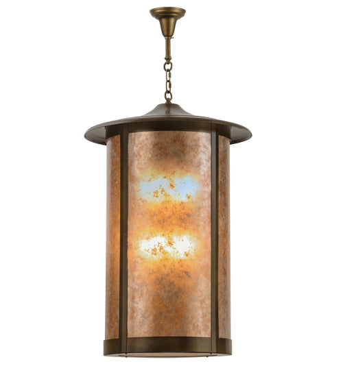 Meyda Tiffany Lighting 119096 Fulton Eight Light Pendant Outdoor Copper/Antique/Verde